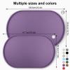 KPWACD Silicone Dog Feeding Mat, Non-Slip Waterproof Bowl Mat view 2