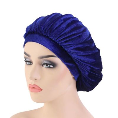 HIFFEY Highly Elastic, Wide-Brimmed Sleep Cap with Scarf (B)