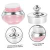 3-Piece Acrylic Cosmetic Jars with Lids view 3