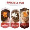 FRCOLOR 10-Piece Hawaiian Flower Hair Clips with Artificial Orchids view 4