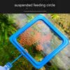 Komdndht Floating Aquarium Feeding Ring with Suction Cup, Blue view 2