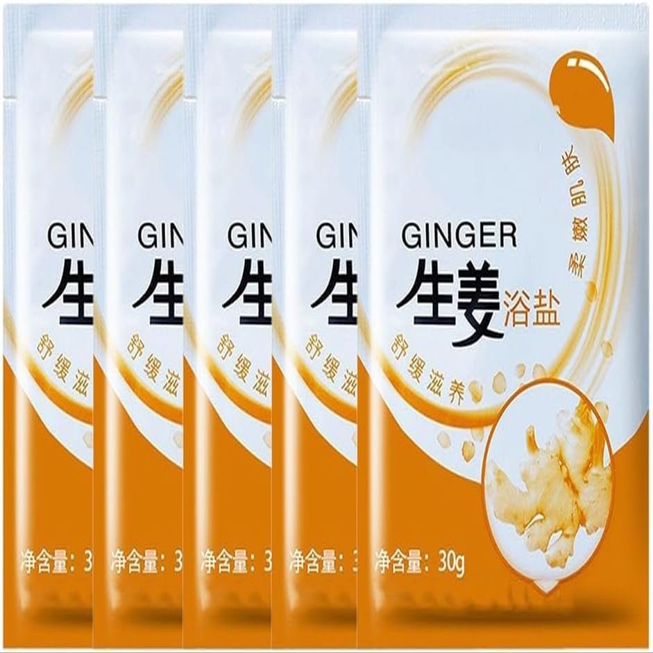 GeRRiT Ginger Bath Scrub Salts – Deep Cleansing and Body Exfoliation