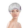 Women's Luxury Shower Cap with Multicolored Squares view 3