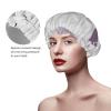 Women's Luxury Shower Cap with Multicolored Squares view 4