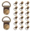 minkissy Boot Lace Hooks and Buckles with Rivets, 20-Piece Set view 1