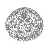 Decor White Black Luxury Women's Shower Cap, Double-Layer, Reusable and Adjustable view 1