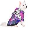 Zebra-Leopard, Flamingo, Bird & Palm Leaf Hoodie for Small to Medium Dogs, Cats & Kittens view 2