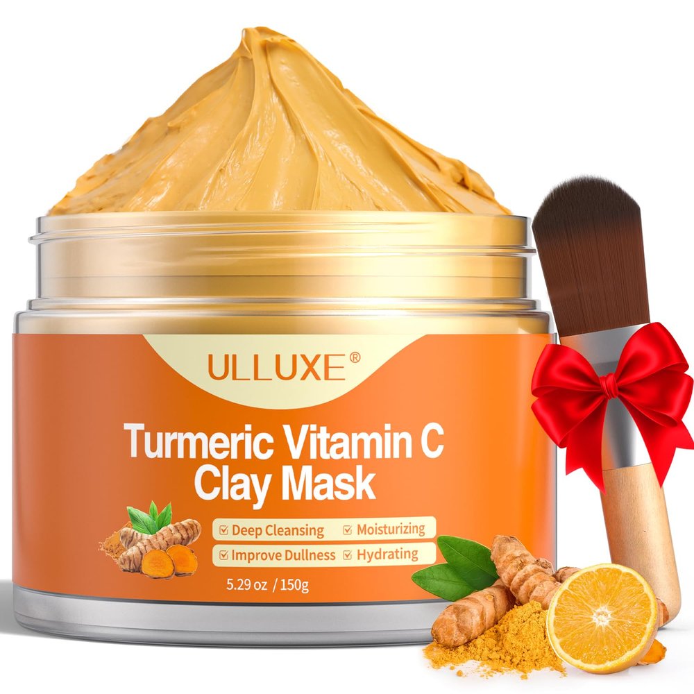 ulluxe Turmeric Vitamin C Clay Face Mask