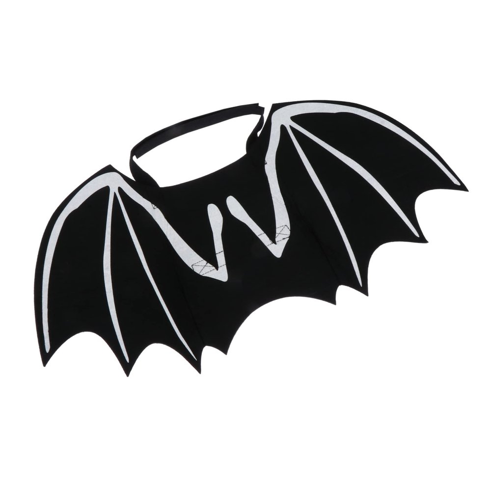 Kisangel 1pc Cat Bat Wing Halloween Costume, Comfortable Felt Pet Clothing