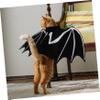 Kisangel 1pc Cat Bat Wing Halloween Costume, Comfortable Felt Pet Clothing view 3