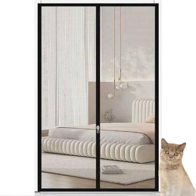 Reinforced Pet Screen Door with Zipper