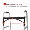 Folding Walker for Seniors with Seat and Wheels, Height-Adjustable, Lightweight, D-Star of Light view 4