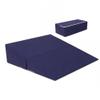 Adjustable Folding Bed Wedge Pillow, Blue, 60 x 65 x 25 cm view 1