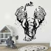 SHELOG Modern Safari Elephant and Tree Wall Decal view 2
