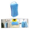 Silicone Bath Brush with Hook for Head and Body, Blue view 4