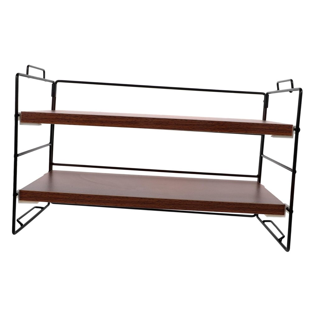 Generic 2-Tier Desktop Storage Rack Makeup Organizer, Vanity Counter, 2-in-1 Skincare