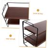 Generic 2-Tier Desktop Storage Rack Makeup Organizer, Vanity Counter, 2-in-1 Skincare view 4