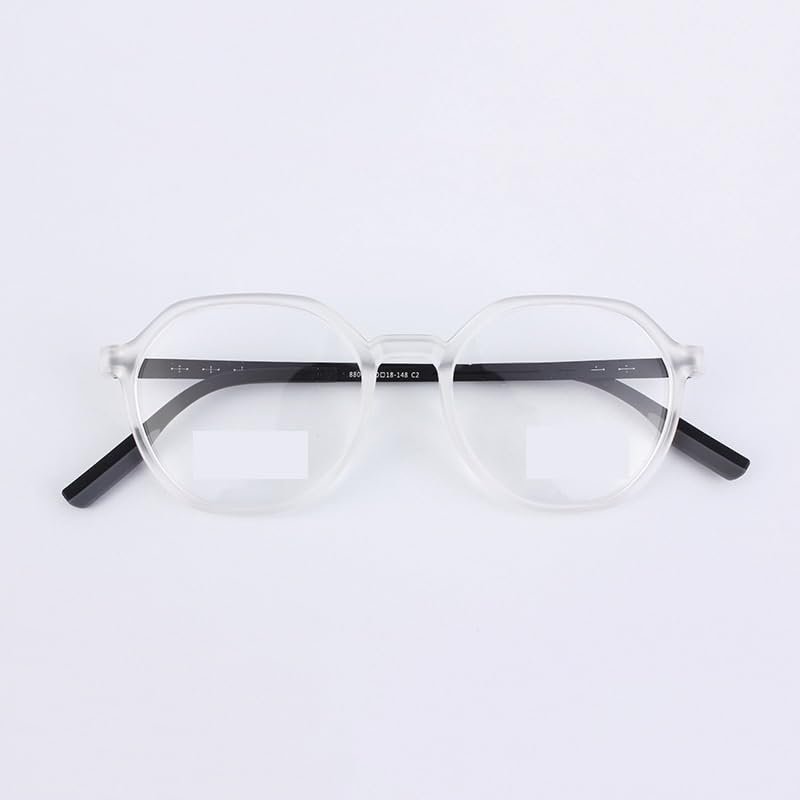 Retro Polygon Blue-Light-Blocking Reading Glasses, C2, +3.00