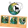 KITANDOVE Dog Moon Ornament view 2