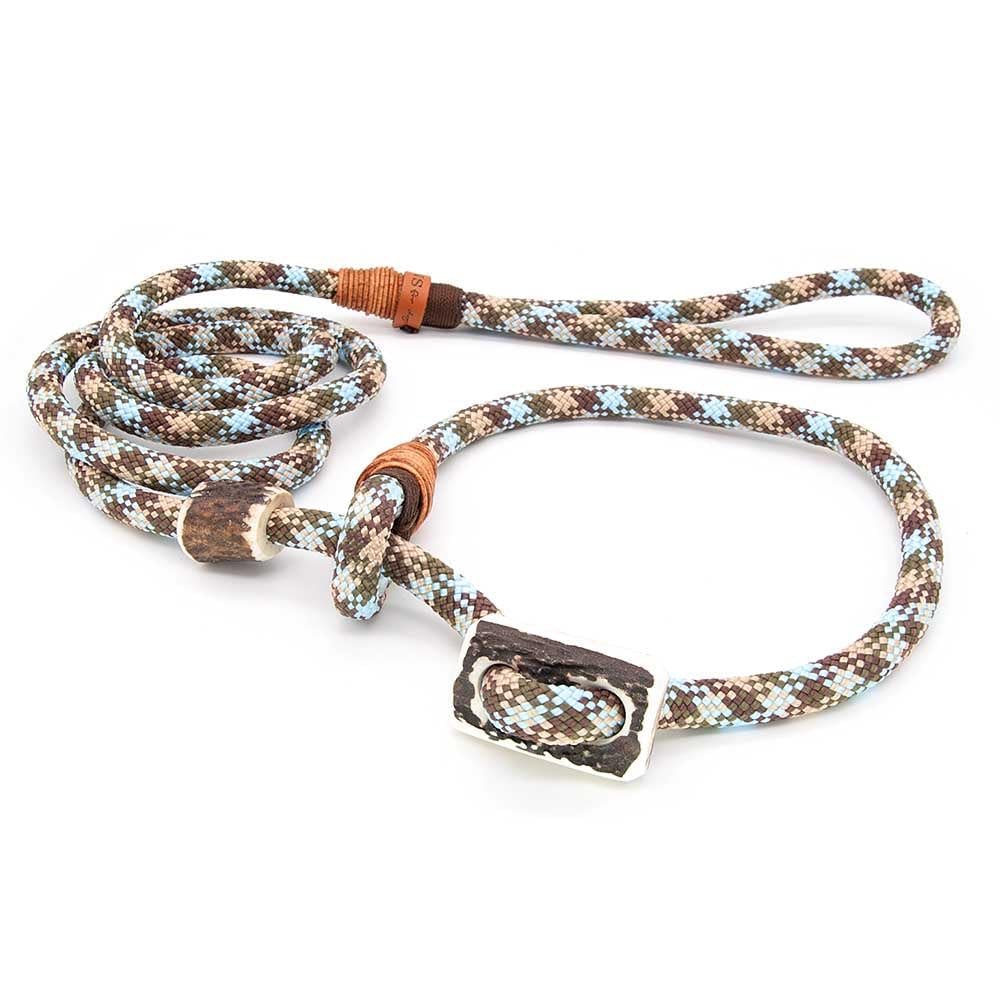 Elegant-Style Retriever/Moxon Dog Leash with Collar Function, 10 mm