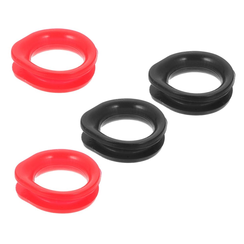 Supvox 4-Pack Silicone Scissor Finger Rings