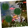 Kisangel 10 Pcs EVA Pond Lotus Leaves for Aquarium Decoration view 3