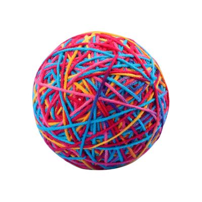 Supvox Interactive Cat Toy with Plush Ball