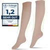 Medical Compression Socks for Men and Women - 60% Organic Cotton (Beige, XL+ (44-46)) view 1
