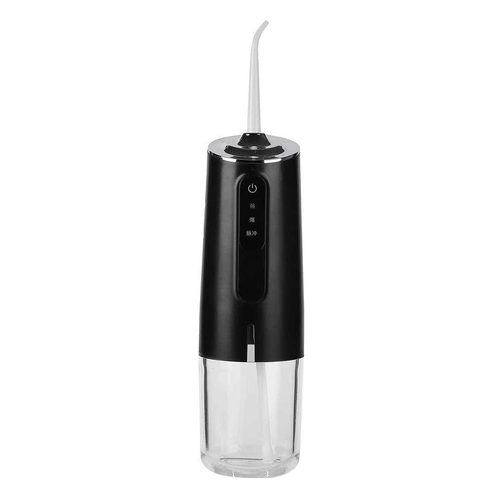 Portable Water Flosser, 3 Modes, Rechargeable, Black