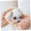 BESPORTBLE Long-Plush Pet Blanket for Dogs and Cats, Double-Layer, Warm and Portable, for Indoor and Outdoor Use, Durable, Khaki view 3