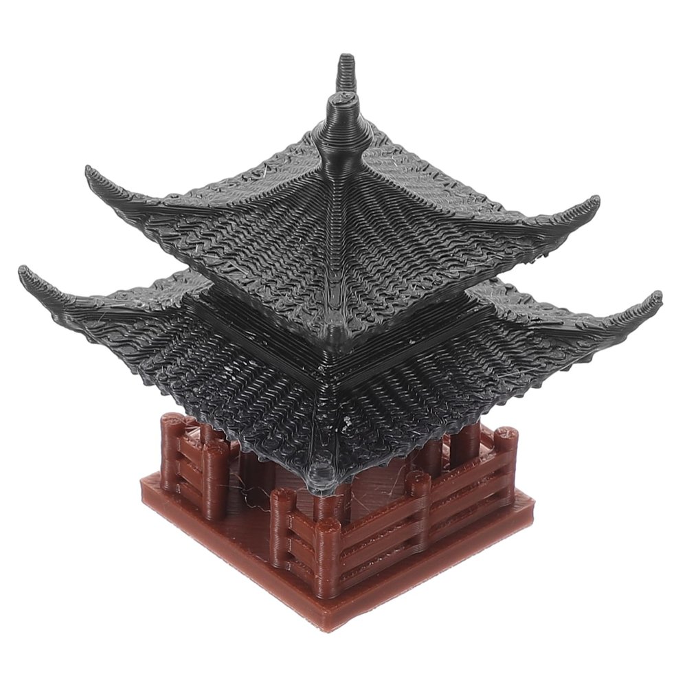 FUNOMOCYA Mini Pavilion Bonsai Ornament 4.8cm h