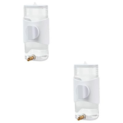 BESPORTBLE 2-Pack Parrot Cage Water Dispensers, 300 ml, White