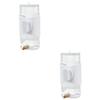 BESPORTBLE 2-Pack Parrot Cage Water Dispensers, 300 ml, White view 1
