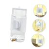 BESPORTBLE 2-Pack Parrot Cage Water Dispensers, 300 ml, White view 4