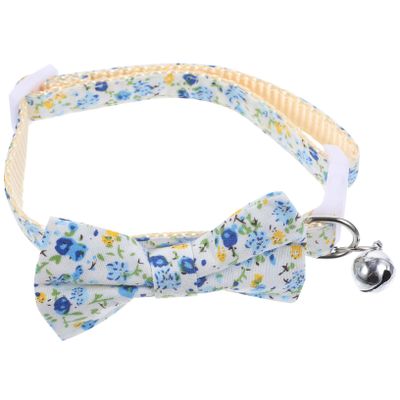 Supvox 3-Piece Cute Cat Collar Set with Adjustable Design, Bells, and Cartoon Patterns for Cats and Small Dogs