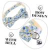 Supvox 3-Piece Cute Cat Collar Set with Adjustable Design, Bells, and Cartoon Patterns for Cats and Small Dogs view 3