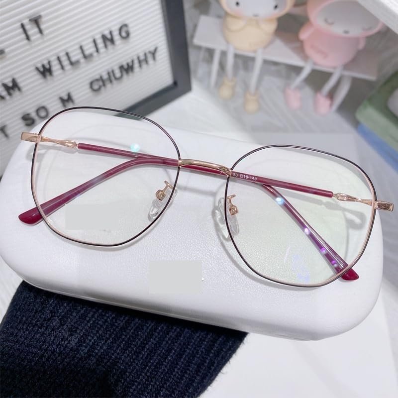 ZHUYIQZ Anti-Blue-Light Reading Glasses for Women and Men, C8, +2.00