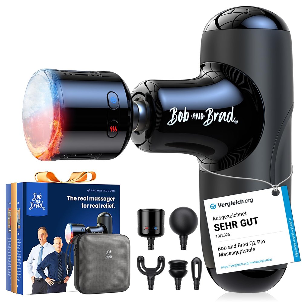 BOB AND BRAD Q2 Pro Massage Gun with Heat and Cold for Relaxation