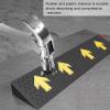 Driveway Curb Ramp, Heavy-Duty Non-Slip Threshold Transition Ramp, Black, 100 x 25 x 10 cm view 3