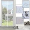 Mosquito Net Door Curtain, 110 x 220 cm, Zipper, White view 2