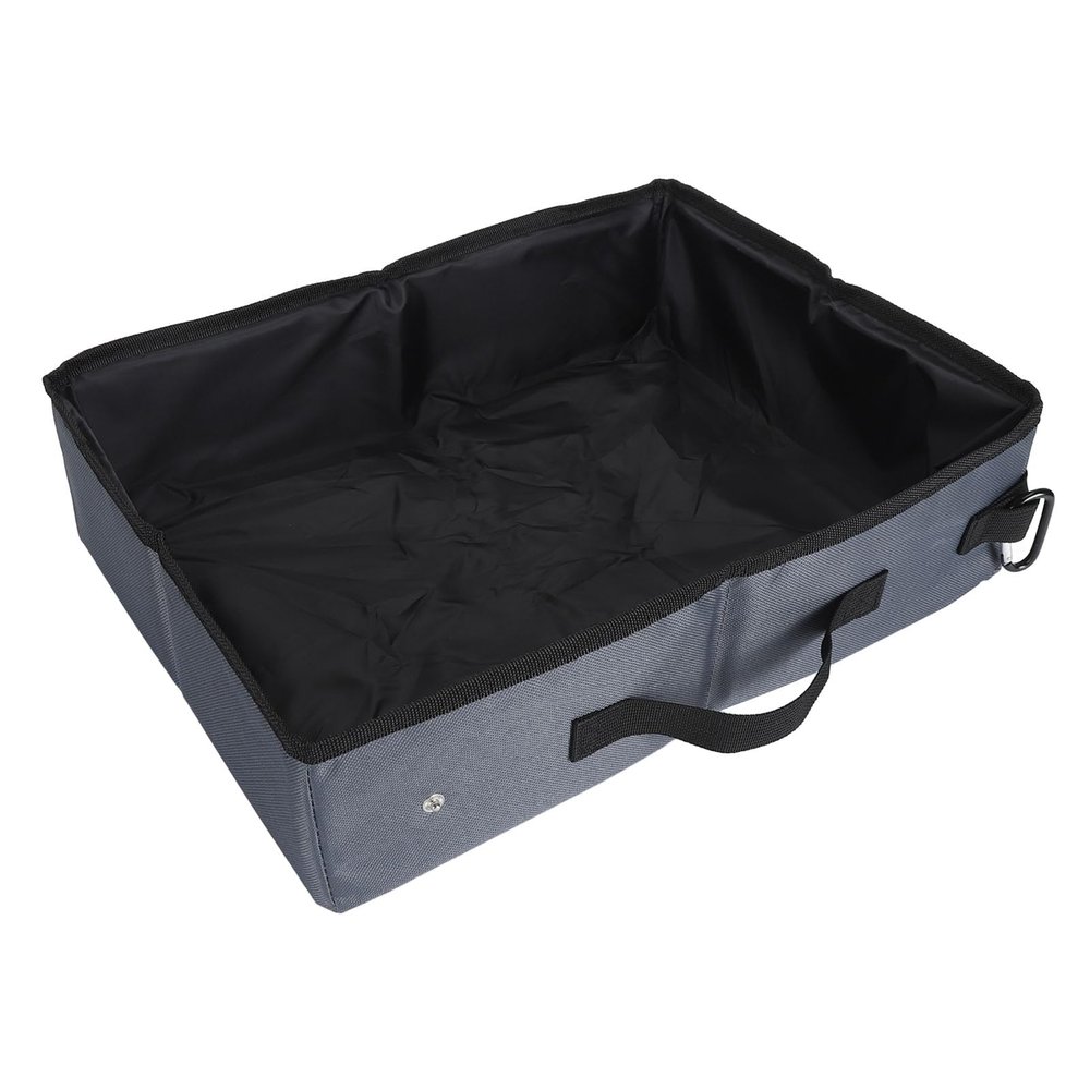 Foldable Reusable Cat Litter Box, 600D Oxford Fabric, Easy to Clean, for Road Trips (S)