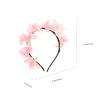 Decorative Butterfly Headband for Women, Pink Plastic, Party view 3