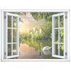 Upgraded Mosquito Net for Windows, 95 x 125 cm, White view 1