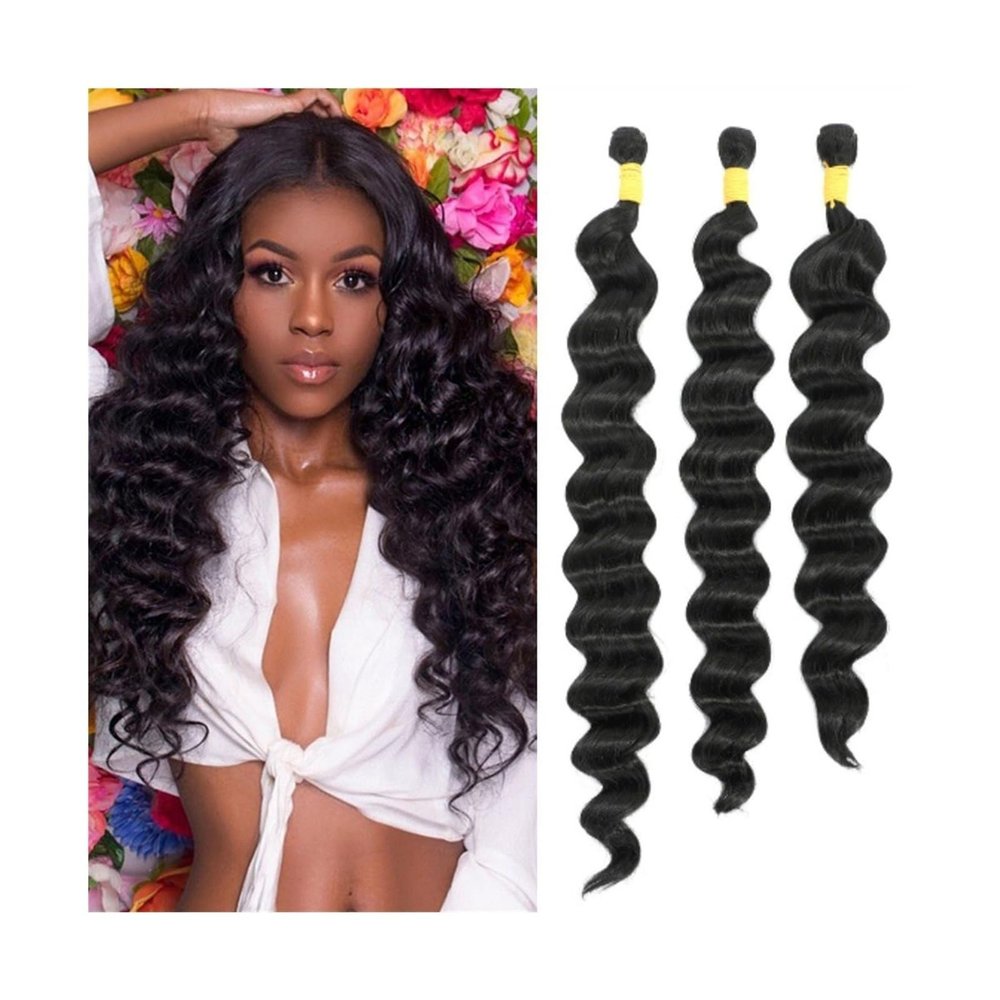 Human Hair Bundles, Loose Deep Wave, Indian Remy Extensions