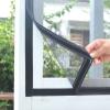 Cat-Proof Stainless Steel Window Screen with Self-Adhesive Tape, Transparent Balcony Netting (Color: Gr...) view 1