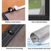 Cat-Proof Stainless Steel Window Screen with Self-Adhesive Tape, Transparent Balcony Netting (Color: Gr...) view 4
