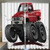MEVASA Toy Truck 3D Blackout Curtains for Boys' and Girls' Rooms, Cartoon Car Design, 220 x 215 cm W x H view 2