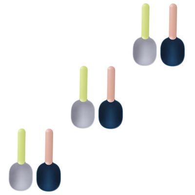 INOOMP 6-Piece Pet Food Scoops for Cats and Dogs, Durable and Multifunctional