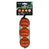 Dog Comets Tennis Balls with Squeaker Neutron Star M Orange (Pack of 3) view 1