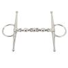 Horse Mouth Bit, Full-Cheek Snaffle with Ball Chain, 135 mm Stainless Steel view 1